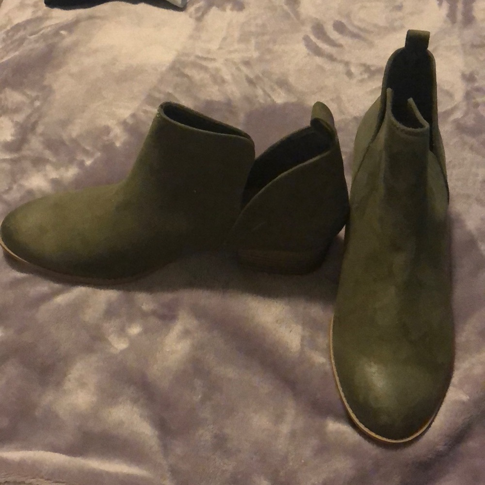 Forest green Booties